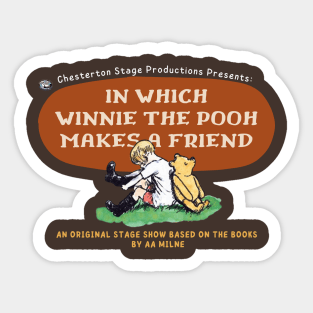 In Which Winnie the Pooh Makes a Friend Sticker